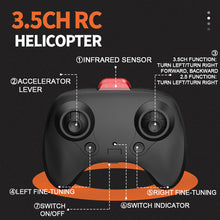 Load image into Gallery viewer, Rc Helicopter 3.5Ch 2.5Ch 2.4G Rc Plane Remote Control Helicopters Obstacle Avoidance Electric Airplane Flying Toys for Kid Boys
