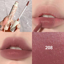 Load image into Gallery viewer, Velvet Pink Brown Lip Glaze Matte Liquid Lipstick Nude Red Lip Mud Cheek Rouge Tint Women Cosmetics
