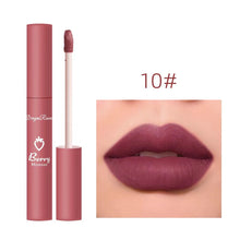 Load image into Gallery viewer, Waterproof Velvet Matte Nude Lip Gloss Sexy Long Lasting Non-stick Cup Nude Red Liquid Lipstick Make-up for Women Korea Cosmetic
