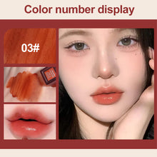 Load image into Gallery viewer, 6 Colors Matte Velvet Lip Glaze Moisturizing Long-lasting Lipstick Lip Gloss Lips Makeup Cosmetic

