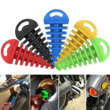 Load image into Gallery viewer, Motorcycle Exhaust Pipe Muffler Plug Wash Plug Pipe Protector Motocross Tailpipe Air Bleeder Move Blow-down Silencer Accessories
