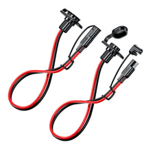 Load image into Gallery viewer, 12AWG 30CM Car Battery Extension Tender SAE DC Power Automotive Panel Connector Cables Solar Cell Connection Transfer

