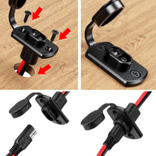 Load image into Gallery viewer, 12AWG 30CM Car Battery Extension Tender SAE DC Power Automotive Panel Connector Cables Solar Cell Connection Transfer
