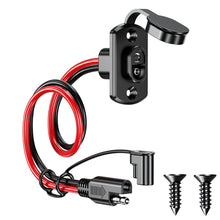 Load image into Gallery viewer, 12AWG 30CM Car Battery Extension Tender SAE DC Power Automotive Panel Connector Cables Solar Cell Connection Transfer

