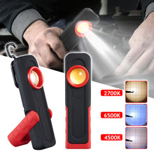 Load image into Gallery viewer, Car Detailing Tools USB Flashlight Inspection Light Car Paint Finish Lamp Scan Swirl Magnetic Grip Multifunction Auto Repair Working Lights
