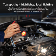 Load image into Gallery viewer, Car Detailing Tools USB Flashlight Inspection Light Car Paint Finish Lamp Scan Swirl Magnetic Grip Multifunction Auto Repair Working Lights
