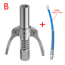 Load image into Gallery viewer, Grease Coupler Heavy-Duty Quick Release Grease Gun Coupler NPTI/8 10000 PSI Two Press Easy To Push Accessories Car Syringe Lubricant Tip
