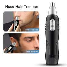 Load image into Gallery viewer, Electric Nose Hair Trimmer Shaver Clipper Portable Waterproof Durable Nose Ear Trimmer Beard Trimmer Face Care for Men
