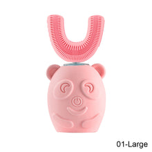 Load image into Gallery viewer, Cartoon Children's U-type Electric Toothbrush Soft Silicone Automatic Ultrasonic Toothbrush Oral Care Cleaning
