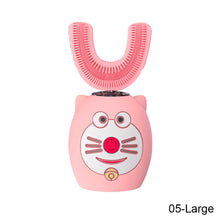 Load image into Gallery viewer, Cartoon Children's U-type Electric Toothbrush Soft Silicone Automatic Ultrasonic Toothbrush Oral Care Cleaning
