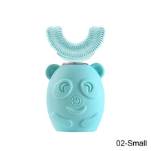 Load image into Gallery viewer, Cartoon Children's U-type Electric Toothbrush Soft Silicone Automatic Ultrasonic Toothbrush Oral Care Cleaning
