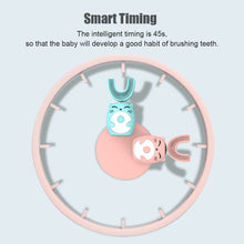 Load image into Gallery viewer, Cartoon Children's U-type Electric Toothbrush Soft Silicone Automatic Ultrasonic Toothbrush Oral Care Cleaning
