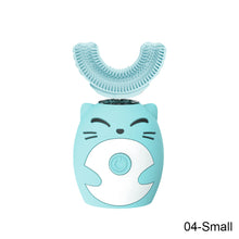 Load image into Gallery viewer, Cartoon Children's U-type Electric Toothbrush Soft Silicone Automatic Ultrasonic Toothbrush Oral Care Cleaning
