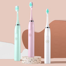 Load image into Gallery viewer, Adult Electric Toothbrush Waterproof Ultrasonic Vibration Toothbrush Waterproof Smart Whitening Toothbrush Oral Care
