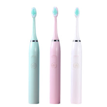 Load image into Gallery viewer, Adult Electric Toothbrush Waterproof Ultrasonic Vibration Toothbrush Waterproof Smart Whitening Toothbrush Oral Care
