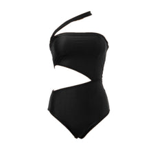 Load image into Gallery viewer, Women Simple Fashion One-piece Sleeveless Swimsuit Bikini Sexy Backless Tight Swimsuit Swimming Water Sports Clothing
