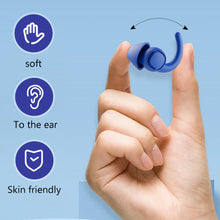 Load image into Gallery viewer, Silicone Sound Insulation Earplugs Soft Comfortable Noise Reduction Earplugs Washable Reusable Sleeping Earplugs
