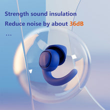 Load image into Gallery viewer, Silicone Sound Insulation Earplugs Soft Comfortable Noise Reduction Earplugs Washable Reusable Sleeping Earplugs
