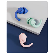 Load image into Gallery viewer, Silicone Sound Insulation Earplugs Soft Comfortable Noise Reduction Earplugs Washable Reusable Sleeping Earplugs

