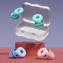 Load image into Gallery viewer, Soft Silicone Sound Insulation Earplugs Comfortable Skin-friendly Noise Reduction Earplugs Washable Reusable Sleeping Earplugs
