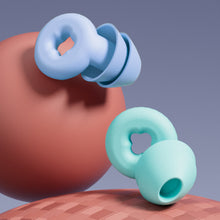 Load image into Gallery viewer, Soft Silicone Sound Insulation Earplugs Comfortable Skin-friendly Noise Reduction Earplugs Washable Reusable Sleeping Earplugs
