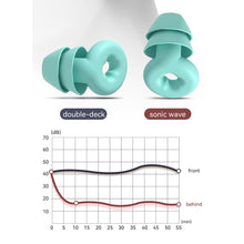 Load image into Gallery viewer, Soft Silicone Sound Insulation Earplugs Comfortable Skin-friendly Noise Reduction Earplugs Washable Reusable Sleeping Earplugs
