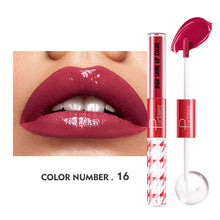 Load image into Gallery viewer, 16 Colors Double Lip Gloss Moisturizing Water-light Long-lasting Lipstick Lip Glaze Lips Makeup Cosmetics
