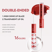 Load image into Gallery viewer, 16 Colors Double Lip Gloss Moisturizing Water-light Long-lasting Lipstick Lip Glaze Lips Makeup Cosmetics
