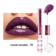 Load image into Gallery viewer, 16 Colors Double Lip Gloss Moisturizing Water-light Long-lasting Lipstick Lip Glaze Lips Makeup Cosmetics
