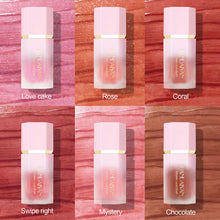 Load image into Gallery viewer, 6 Colors Fine Glitter Liquid Blush Long-lasting Matte Blush Waterproof Sweatproof Blush Face Makeup Cosmetics for Women
