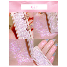 Load image into Gallery viewer, 4 Colors Glitter Highlighter Powder Face Body Shimmer Powder Brighten Highlight Makeup Cosmetics
