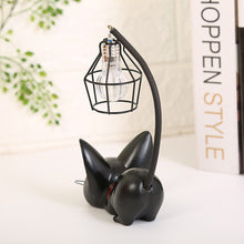 Load image into Gallery viewer, Dream Forest Anime Japanese Grocery Cat Night Light Creative Cartoon LED Lamp Bedroom Bedside Light Resin Ornaments
