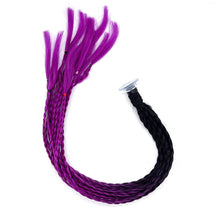 Load image into Gallery viewer, 24" Helmet Braids Pigtails Motorcycle Helmet Braid Ponytail Motorbike Riding Helmet Pigtails Braids For Women Men Children
