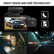 Load image into Gallery viewer, 1080P WIFI Car DVR Camera 3 inch Dash Cam HD 170° Wide Angle Night Vision Video Recorders Loop Recording Car Camera Way With G-Sensor
