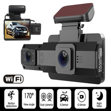 Load image into Gallery viewer, 1080P WIFI Car DVR Camera 3 inch Dash Cam HD 170° Wide Angle Night Vision Video Recorders Loop Recording Car Camera Way With G-Sensor
