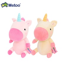 Load image into Gallery viewer, Metoo Cute Unicorn Plush Toy Stuffed Toys for Kids Children's Day Birthday Gifts Plush Animal Toys Home Kids' Room Decoration
