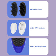 Load image into Gallery viewer, Portable Electric Ionic Hairbrush Massage Comb Mini Cute Ion Vibration Hair Brush for Salon Creative Household Hair Comb
