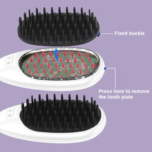 Load image into Gallery viewer, Portable Electric Ionic Hairbrush Massage Comb Mini Cute Ion Vibration Hair Brush for Salon Creative Household Hair Comb
