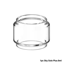 Load image into Gallery viewer, Replacement Glass Tube Accessories for Zeus Dual Zeus X Zeus Rainbow Clear Color Fat Straight Tube
