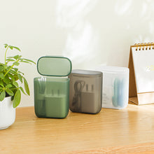 Load image into Gallery viewer, Portable Wire Cable Storage Box Travel Headphone Jewelry Coin Organizer Bin Drawer Makeup Lipstick Holder Dust-Proof Storage Box
