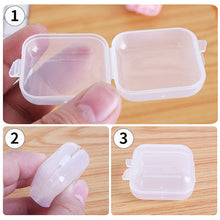 Load image into Gallery viewer, 3.5*3.5cm Mini Portable Jewelry Storage Box Travel Necklace Earring Coin Organizer Bin Pill Box Drawer Dust-Proof Storage Box
