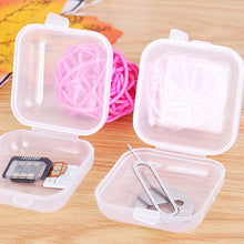 Load image into Gallery viewer, 3.5*3.5cm Mini Portable Jewelry Storage Box Travel Necklace Earring Coin Organizer Bin Pill Box Drawer Dust-Proof Storage Box
