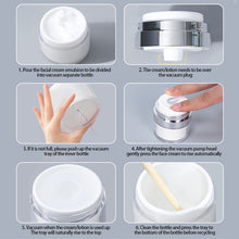 Load image into Gallery viewer, 15/30/50/100g Empty Airless Pump Jar Refillable Acrylic Cream Bottle Vacuum Bottle Portable Size Container of Makeup Lotion Cosmetic
