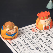 Load image into Gallery viewer, Cartoon Journey To The West Figure Resin Decoration Porch Coffee Table Desktop Home Decoration Car Interior Creative Cute Toys
