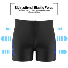 Load image into Gallery viewer, Men's Flat Angle Enlargement Swimming Trunks High Waist Conservative High Bounce Speed Dry Sports Adult Swimming Trunks Beach Hot Spring Fashion Clothing

