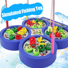 Load image into Gallery viewer, 1PC Children's Electric Rotating Magnetic Fishing Toys 4 Hover Twister Tape Music Creative Outdoor Sports Toys Kids Gifts

