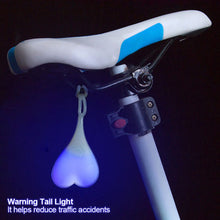 Load image into Gallery viewer, Bicycle Taillight Creative Led Love Shaped Egg Lamp Night Riding Safety Waterproof Warning Light Riding Equipment
