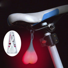 Load image into Gallery viewer, Bicycle Taillight Creative Led Love Shaped Egg Lamp Night Riding Safety Waterproof Warning Light Riding Equipment
