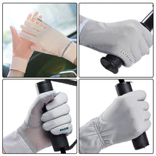 Load image into Gallery viewer, Summer Ice Silk Sunscreen Gloves Uv Protection Riding Driving Fishing Thin Model Non-Slip Touch Screen Gloves Outdoor Sunscreen Equipment

