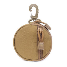 Load image into Gallery viewer, Round Multifunctional Waterproof Small Hanging Bag Molle Outdoor Camping Sports Riding Key Bag Portable Waist Hanging Change Storage Package
